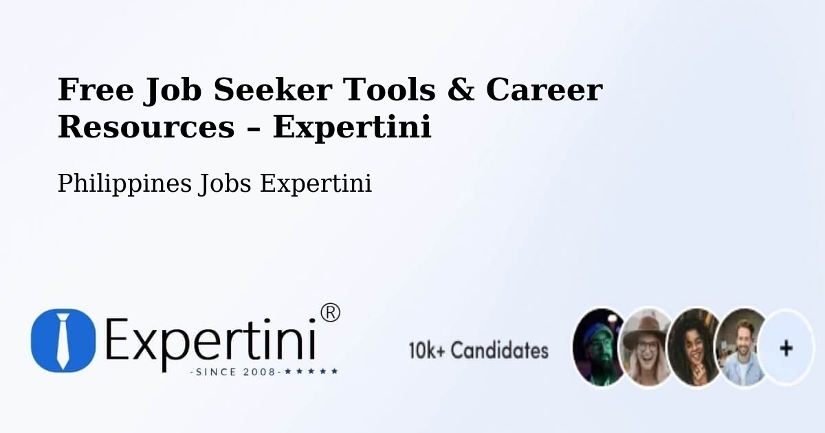 Free Job Seeker Tools & Career Resources – Ranao - Ranao, Philippines Jobs Expertini